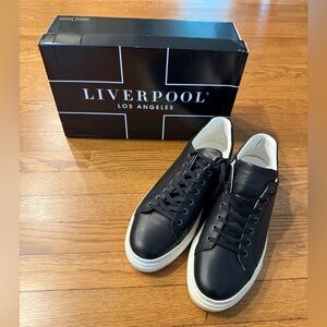Liverpool Black Leather City Sneaker